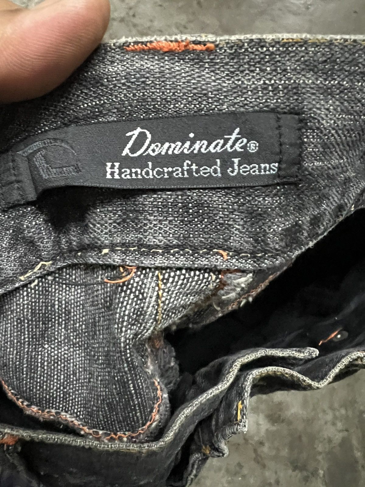 Designer × Japanese Brand FLARED🔥DOMINATE BRAND DISTRESSED DENIM PANT Size US 34 / EU 50 - 7 Thumbnail