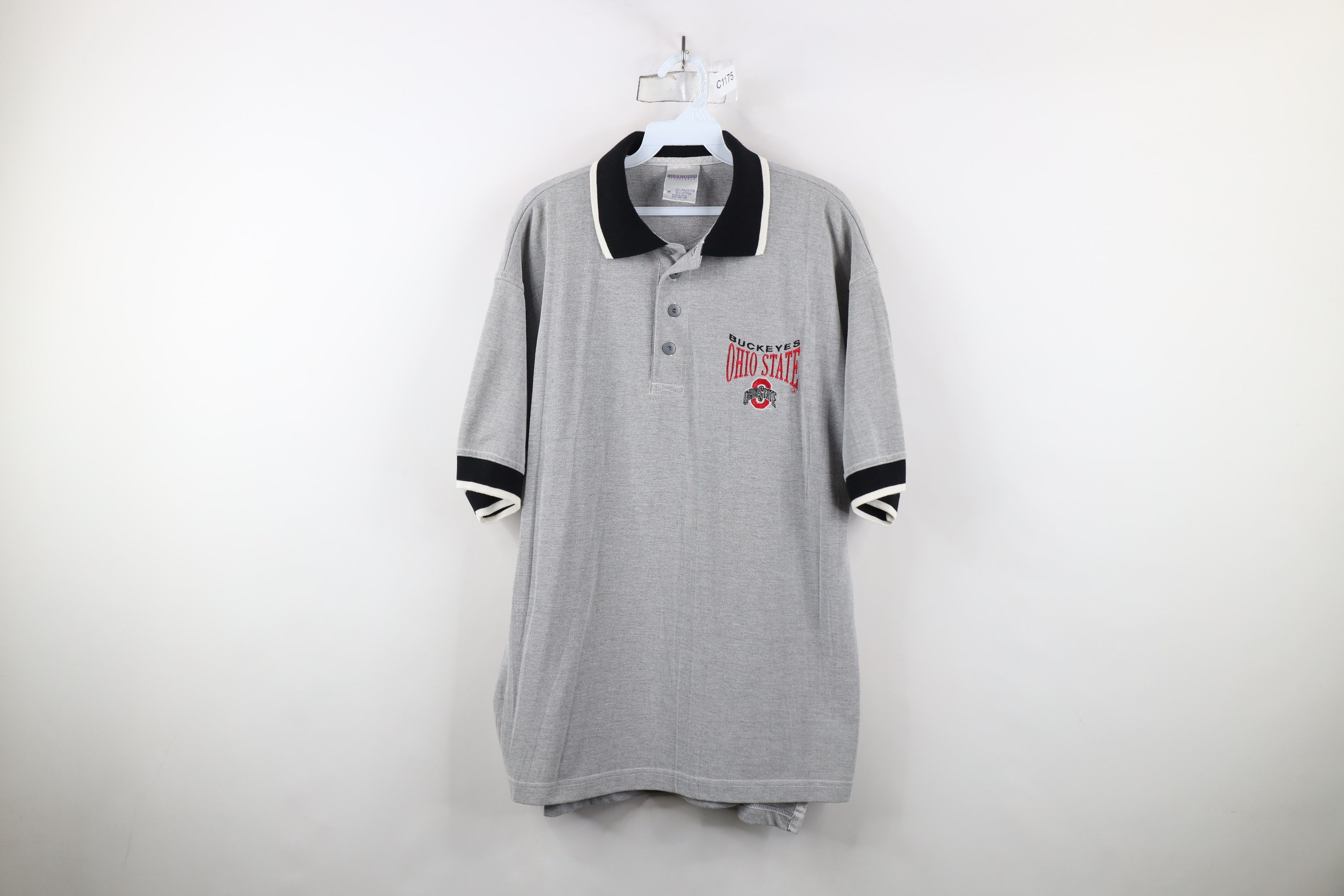Vintage Vintage 90s Spell Baggy Fit Ohio State University Polo Shirt Size US M / EU 48-50 / 2 - 1 Thumbnail