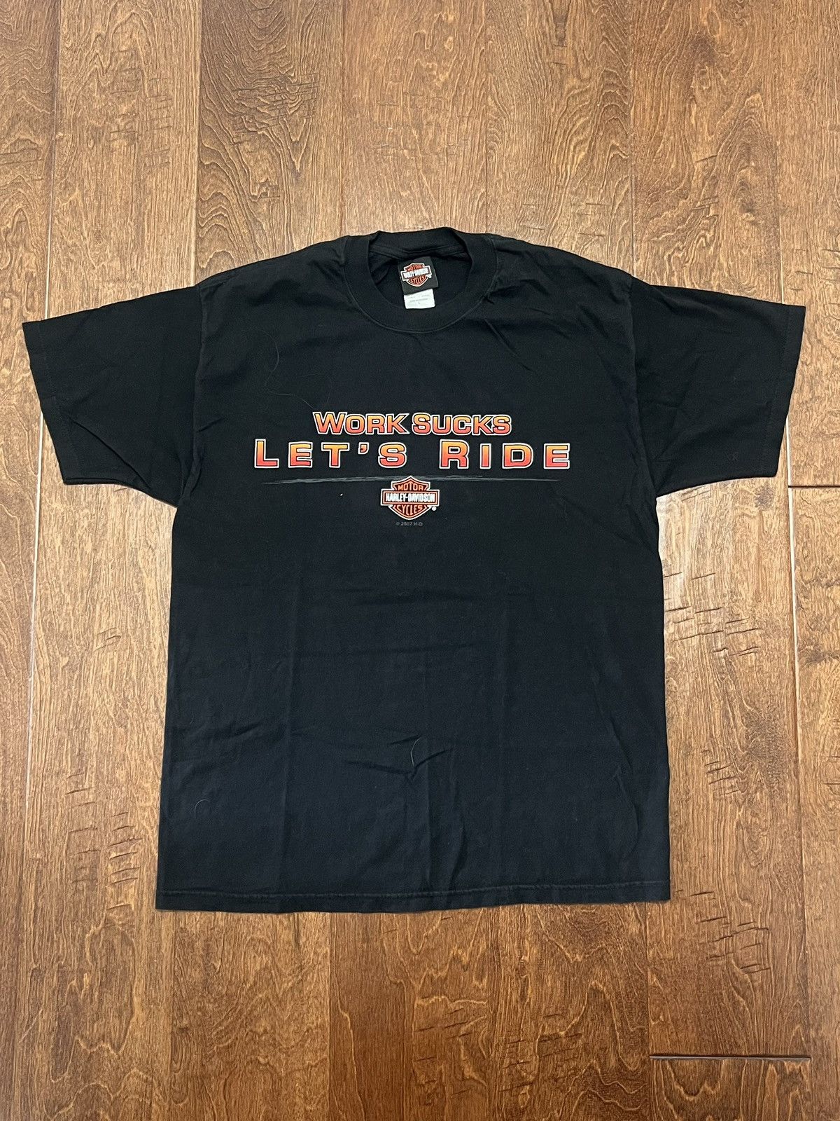 Harley Davidson × Vintage 00s Harley-Davidson T-Shirt Size US L / EU 52-54 / 3 - 1 Thumbnail