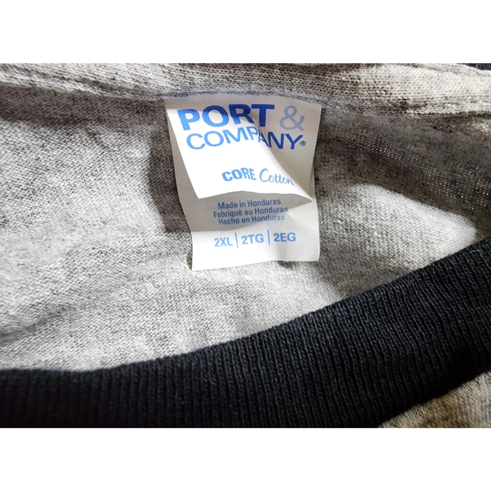 Port & Company Mens Port & Company T-Shirt 2XL TooJay's Deli Ringer Graphic Print Short Sleeve Crew Neck Gray 80s Florida Restaurant Mens Size US XXL / EU 58 / 5 - 5 Thumbnail