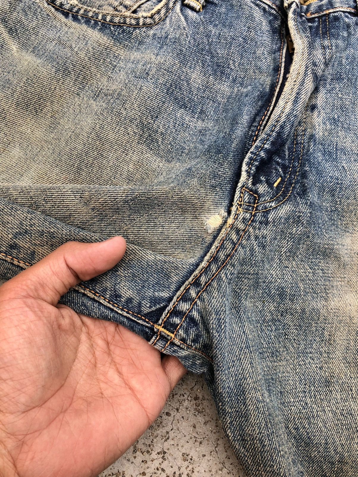 Edwin RUSTY DIRTY WIDE LEG SELVEDGE JEANS BY EDWIN Size US 31 - 8 Thumbnail