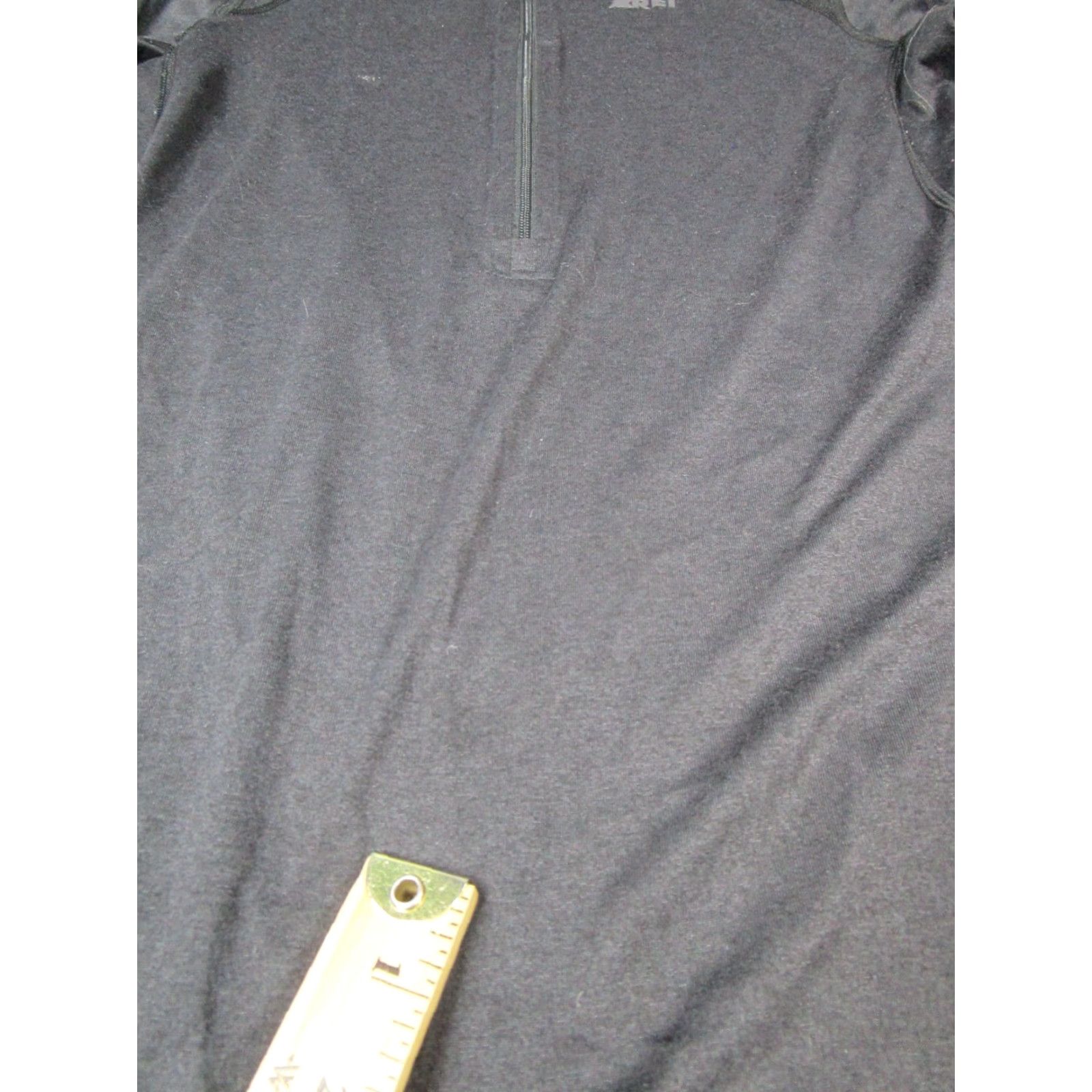 Vintage REI Womens Medium Black Hiking Quarter Zip Mock Neck Pullover Sweater Activewear Casual Sportswear - Mens? Wait end. Size M / US 6-8 / IT 42-44 - 6 Thumbnail