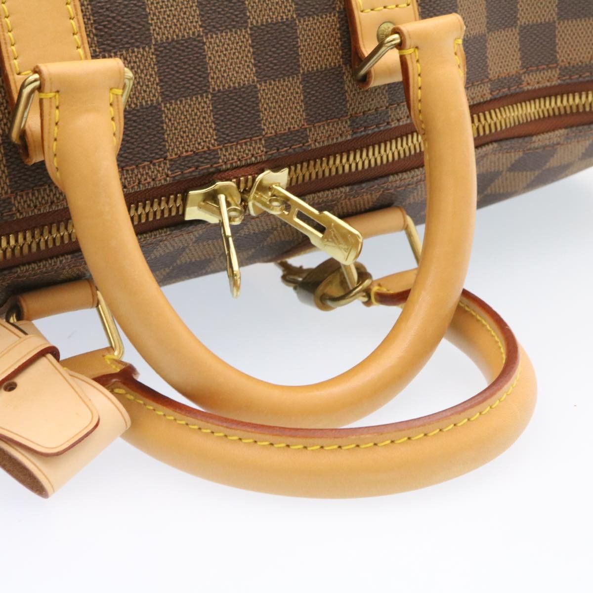 Louis Vuitton LOUIS VUITTON Damier Ebene Keepall 45 Boston Bag Size ONE SIZE - 7 Thumbnail