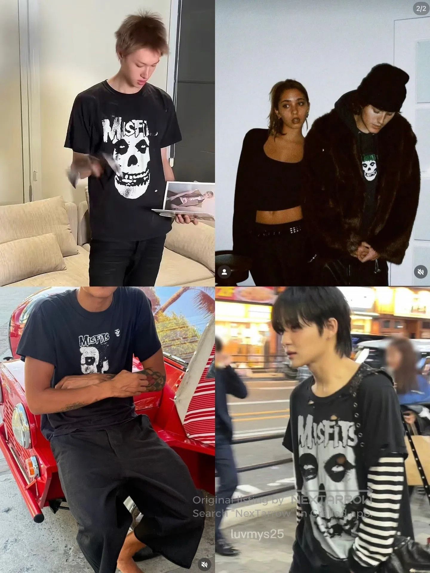 Vintage Misfits 00s Tee.