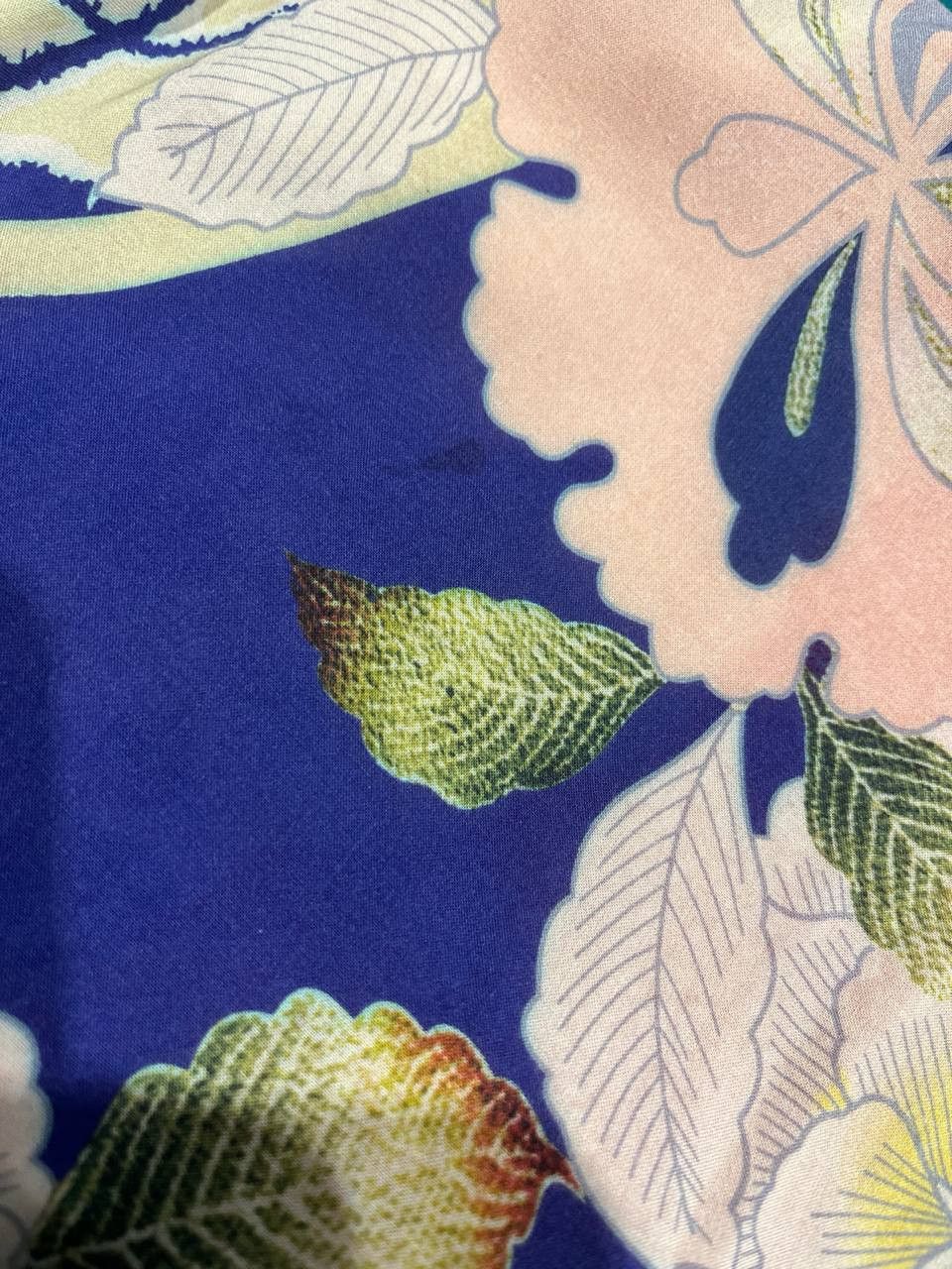 Allsaints AllSaints Fuyugi Floral Hawaiian Short Sleeve Viscose Shirt Size US S / EU 44-46 / 1 - 9 Thumbnail