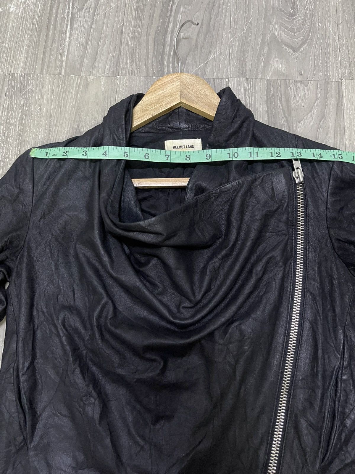 Helmut Lang Helmut Lang Draped Front Asymmetri-cal Lambskin Leather Size S / US 4 / IT 40 - 14 Thumbnail
