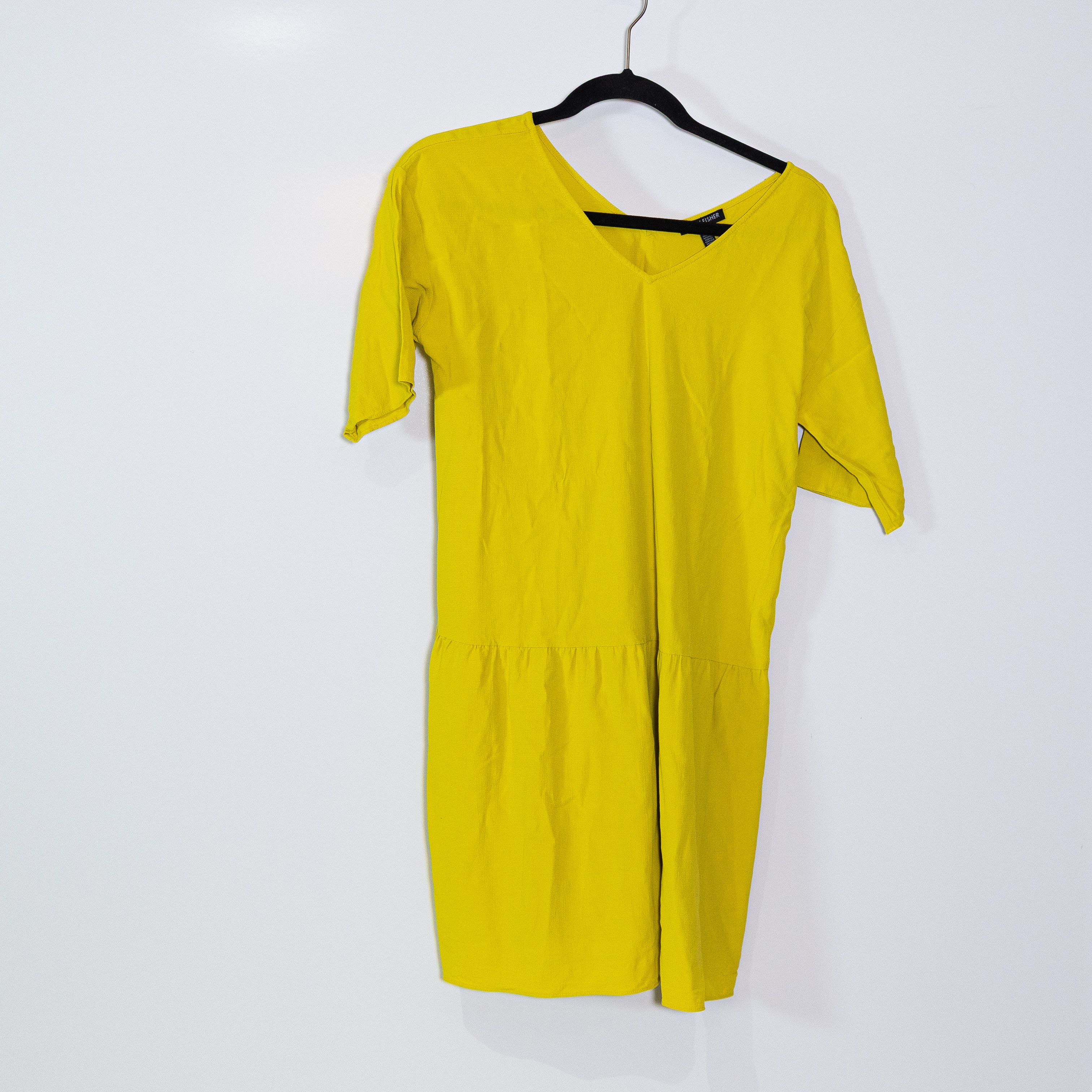 Eileen Fisher Eileen Fisher Crepe Textured V Neck Pullover Size S / US 4 / IT 40 - 1 Thumbnail