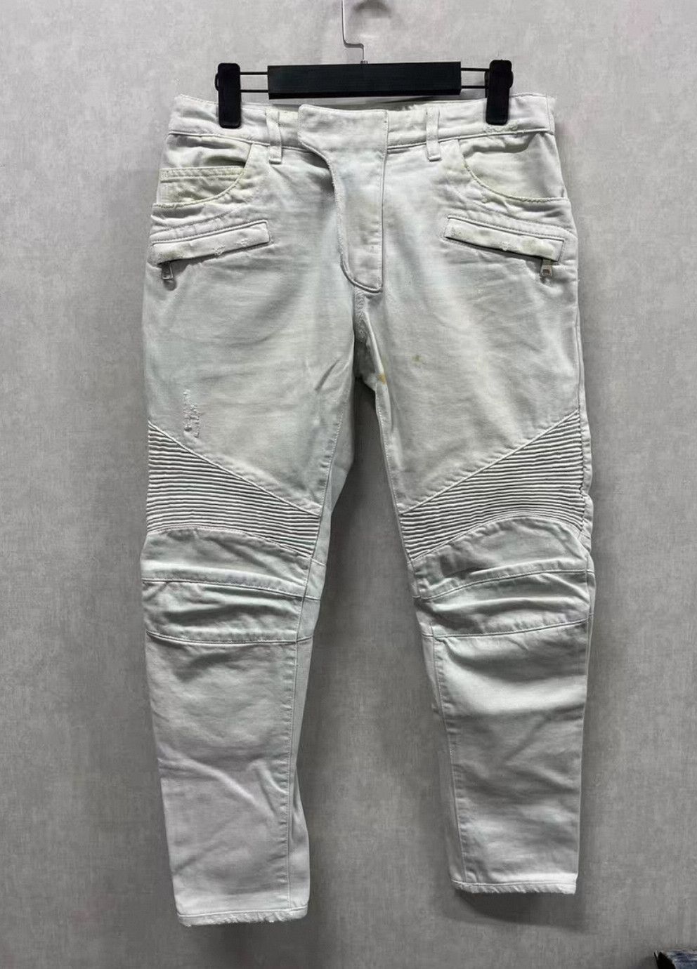 Balmain Balmain Balmain Motorcycle jeans-2507 Size US 31 - 1 Thumbnail