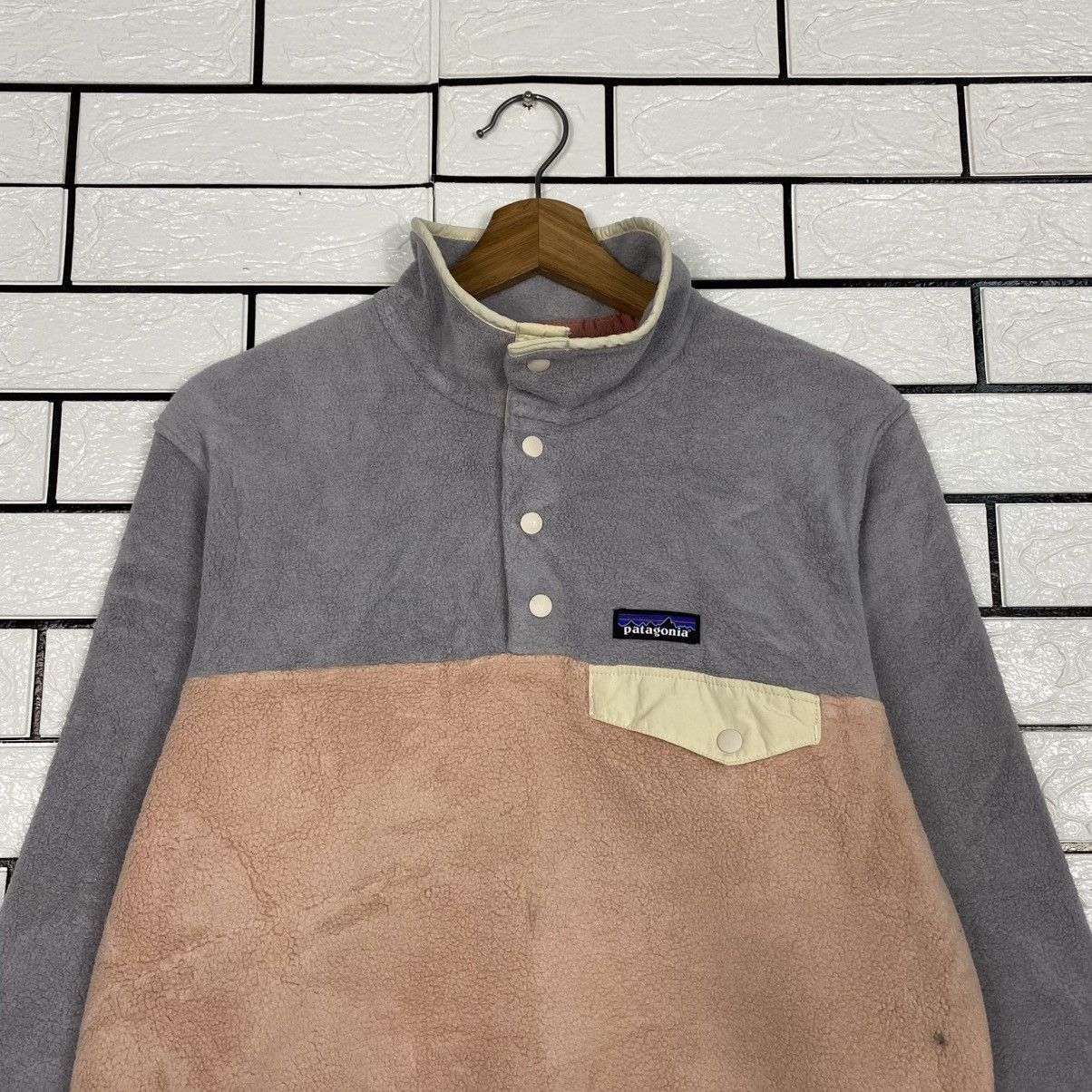 Patagonia 🔥VINTAGE SNAP BUTTON FLEECE JACKET PATAGONIA SYNCHILLA Size US S / EU 44-46 / 1 - 3 Thumbnail