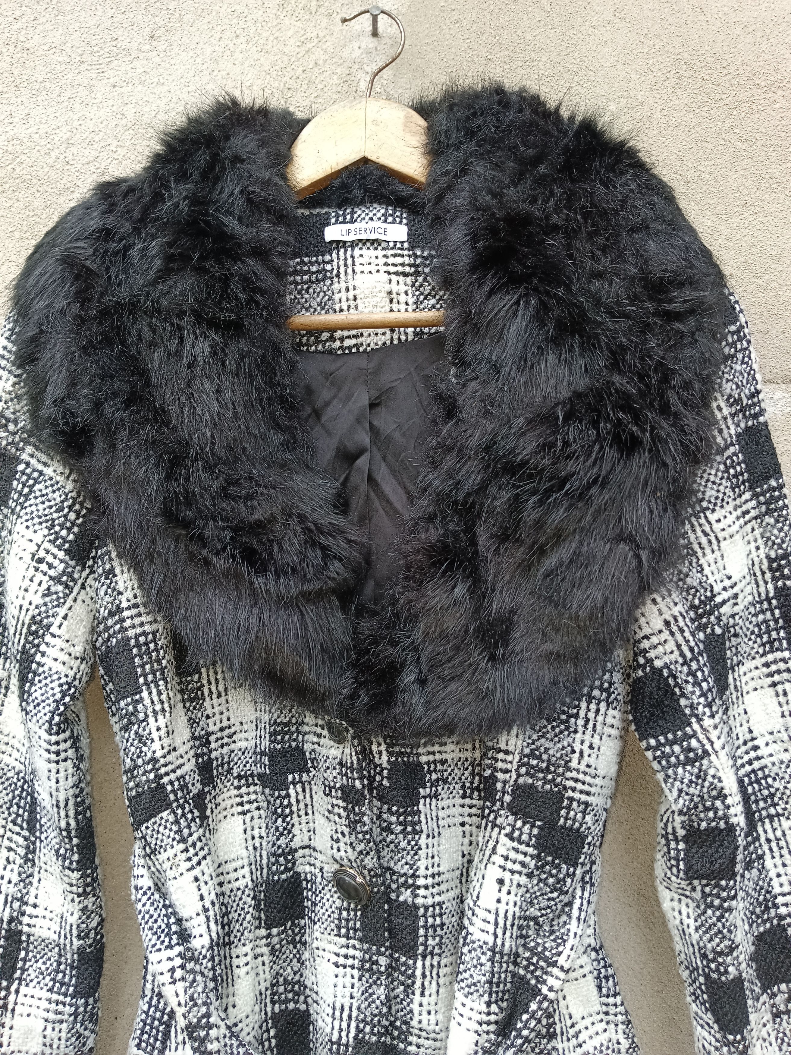 14th Addiction Japanese Brand Goctic Punk Fur Coat Jacket Size US S / EU 44-46 / 1 - 6 Thumbnail