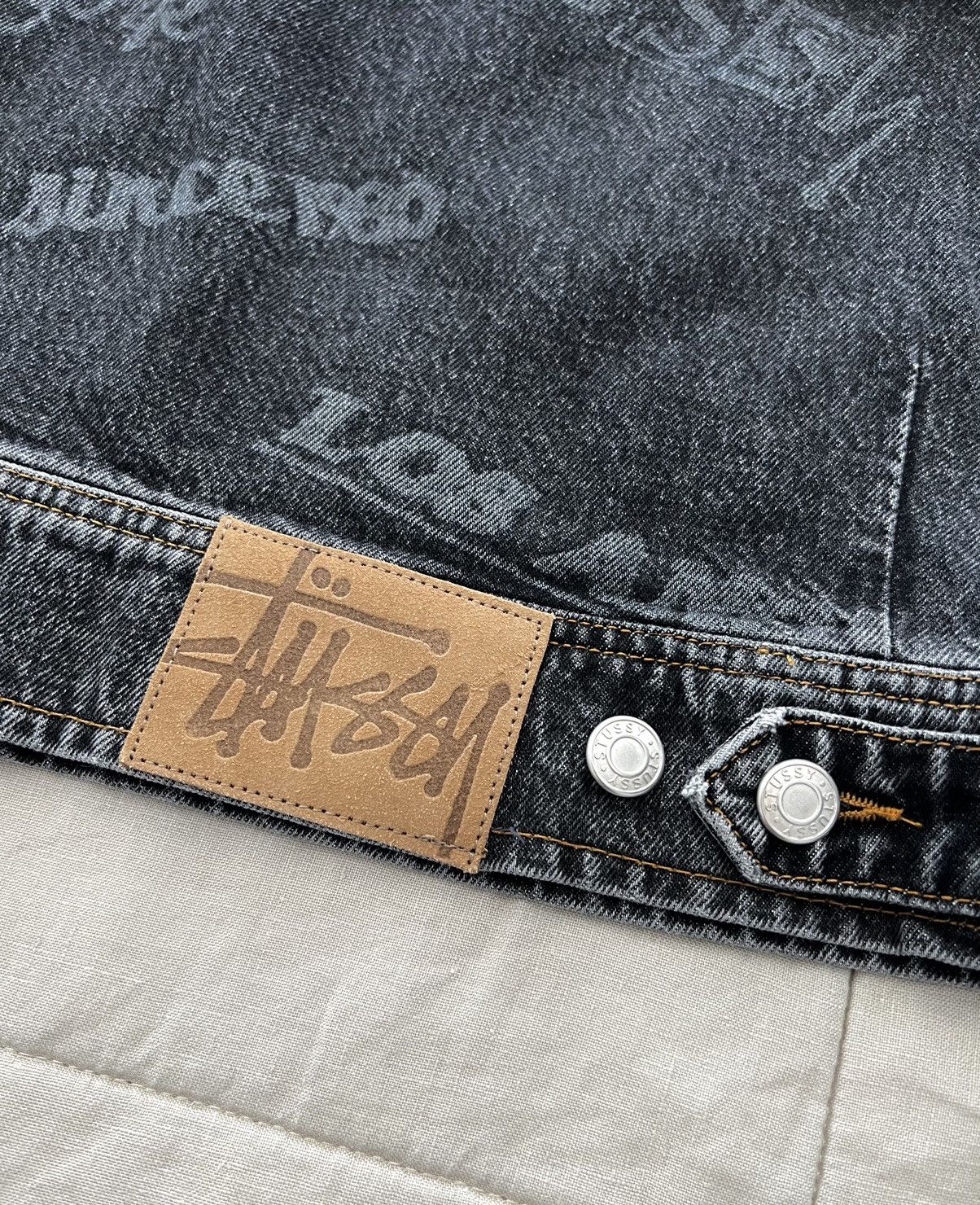 Stussy Rare Stussy x Lance Mountain Denim Work Jacket Small Size US S / EU 44-46 / 1 - 4 Thumbnail