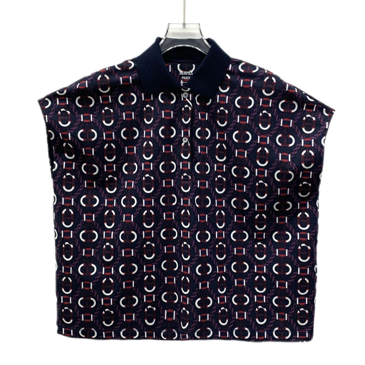Hermes Hermes All-over Pig Nose Print Short Sleeve Polo Shirt K26WX Size XS / US 0-2 / IT 36-38 - 1 Thumbnail