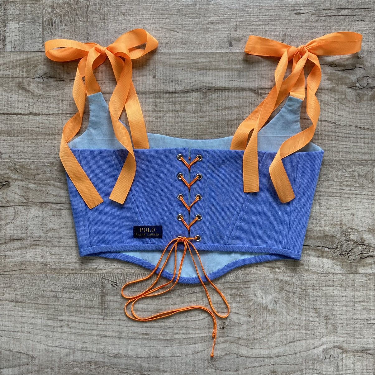 Polo Ralph Lauren Upcycle Polo Ralph Lauren Custom Corset Size L / US 10 / IT 46 - 2 Thumbnail