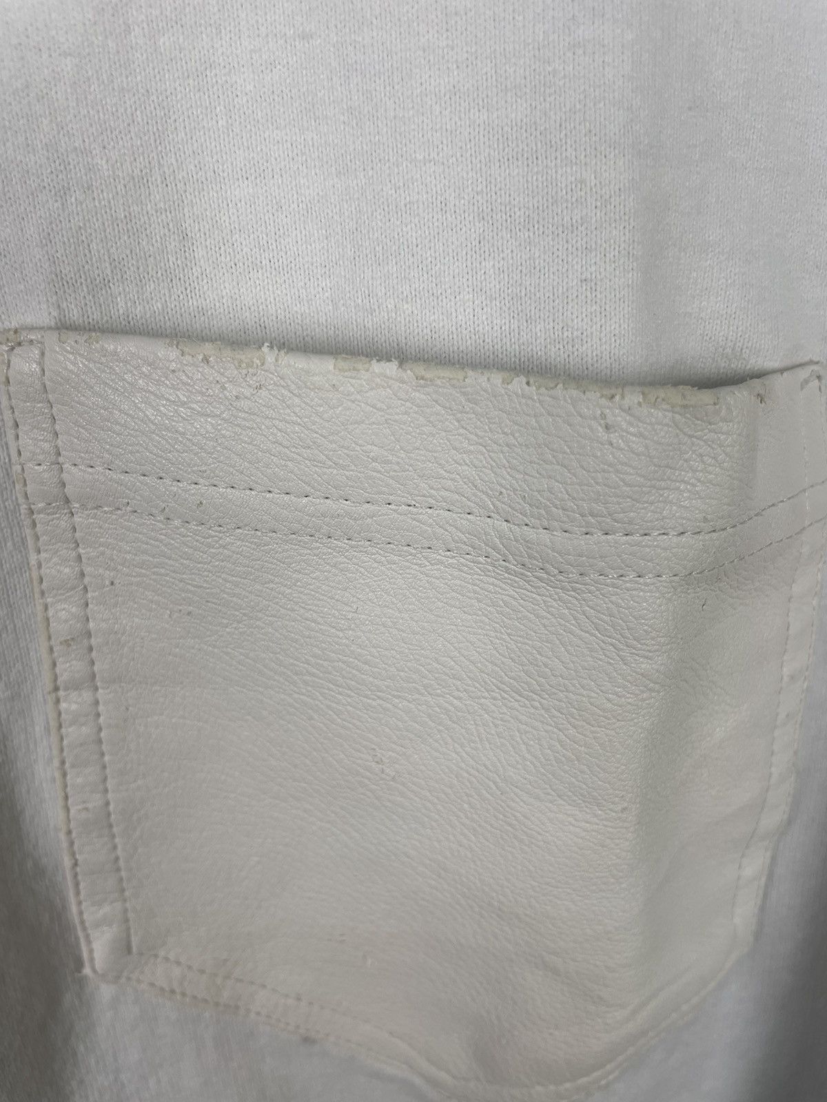 Designer × Japanese Brand × Vintage Vintage Discoat Parisien Leather Pocket Tee Size US L / EU 52-54 / 3 - 4 Thumbnail