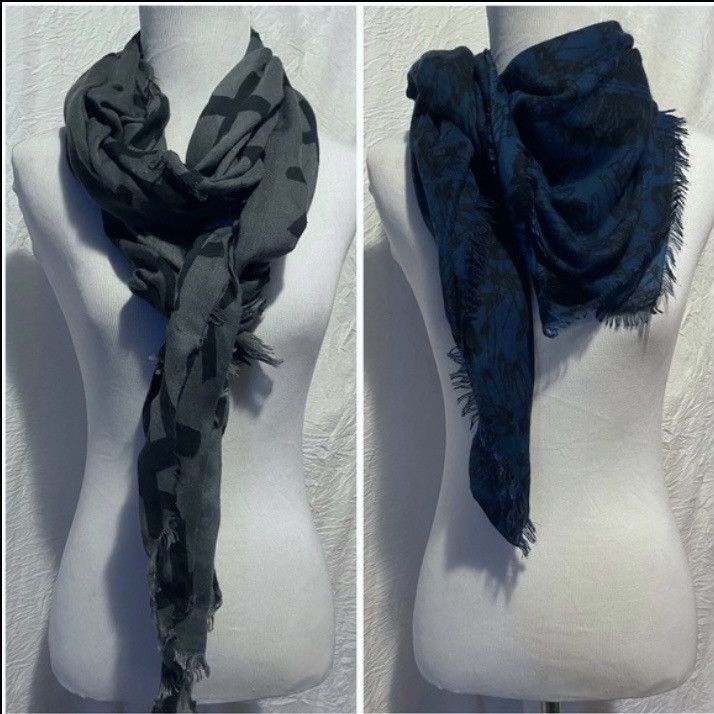 Vintage Vintage, Emo, Large, Ram Hem, Scarf/Shawl Bundle Size ONE SIZE - 4 Thumbnail