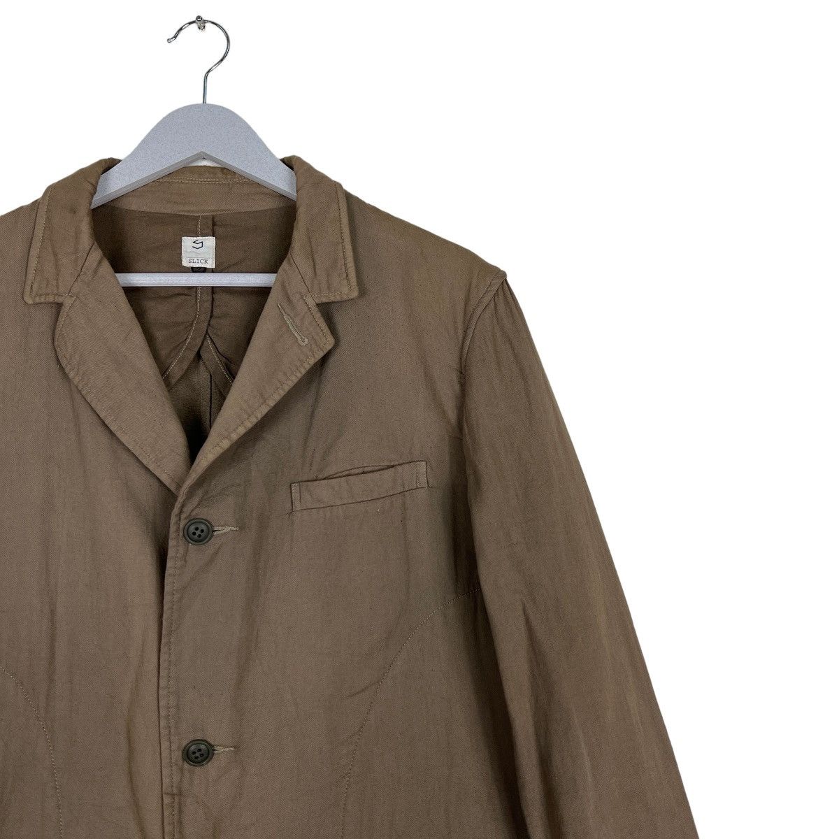Slick 🔥 RICH BROWN SLICK CHORE JACKET Size US M / EU 48-50 / 2 - 6 Thumbnail