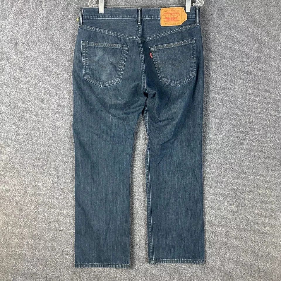 Levi's Levi's Jeans Men's 36x30 501XX Denim Button Fly 100% Cotton Size US 36 / EU 52 - 7 Thumbnail