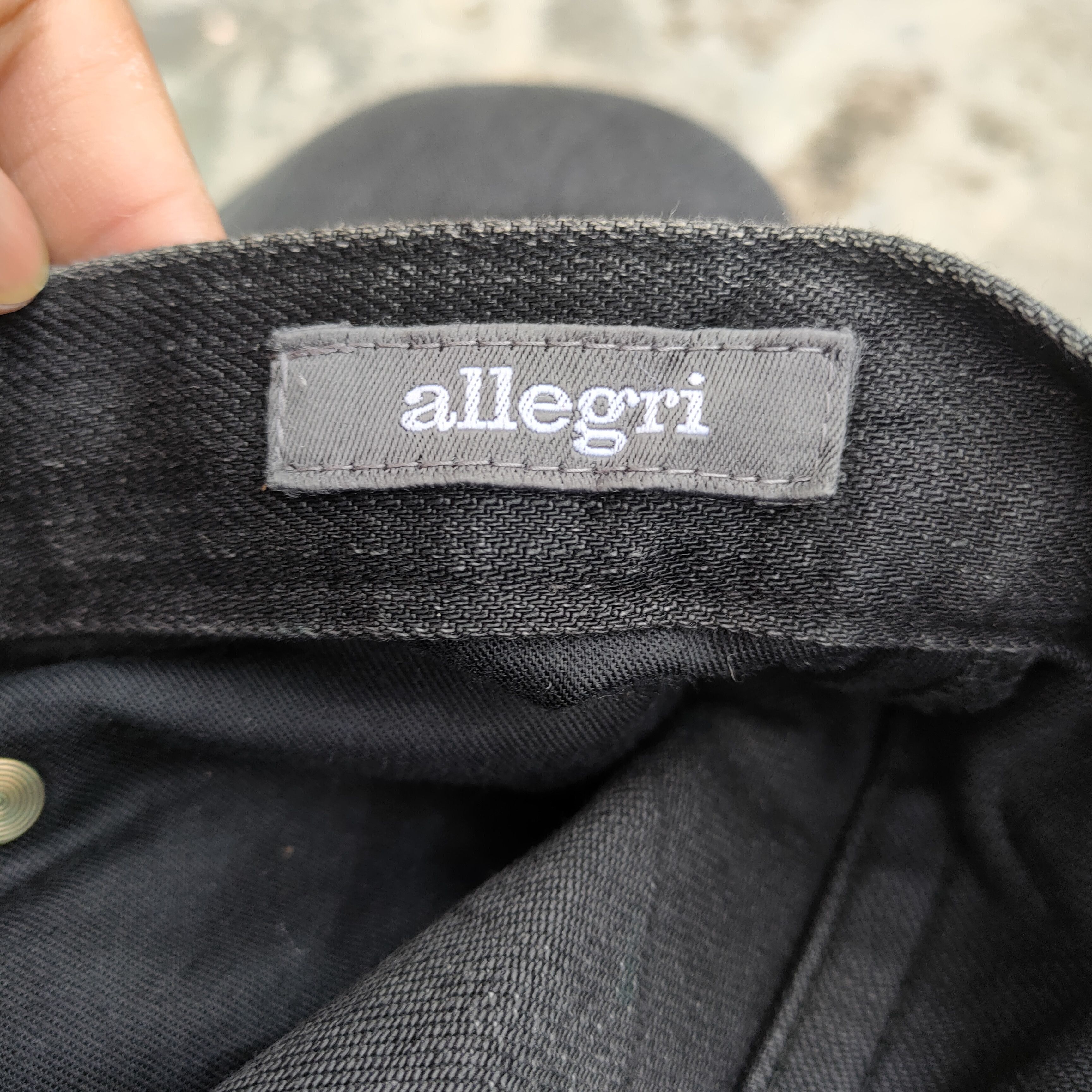 Japanese Brand vintage ALLEGERI faded black denim jeans pants Size US 32 / EU 48 - 13 Thumbnail