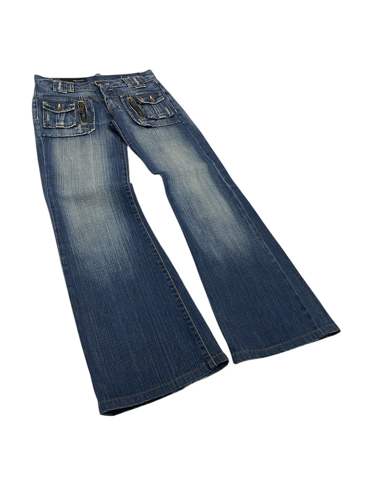 Japanese Brand × PPFM USED// Japan Flare Bush Jeans Size US 29 - 3 Thumbnail