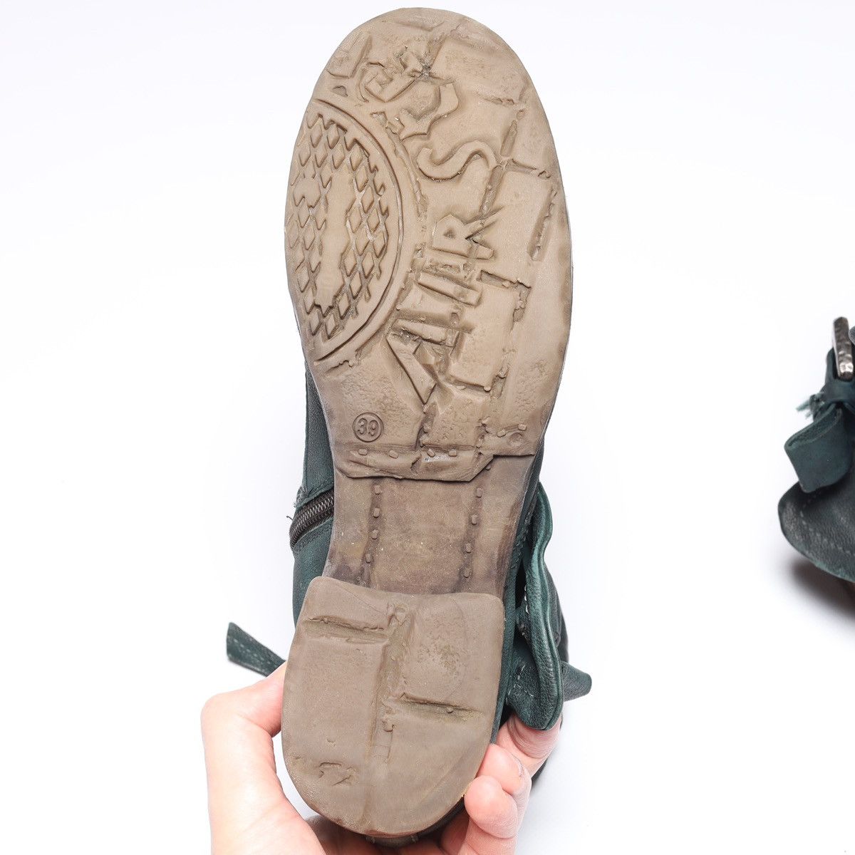 A.S.98 A.S.98 Airstep Green Ankle Boots Saintec Leather Shoes as98 Size US 9 / IT 39 - 15 Thumbnail