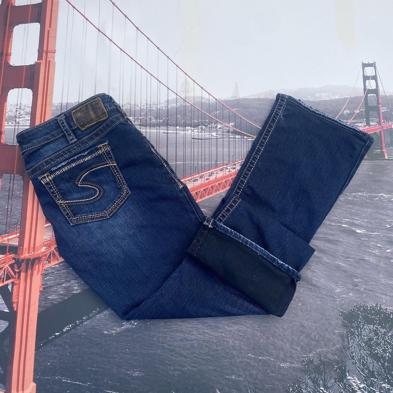 Silver Jeans Co. Silver Jeans Co Aiko Bootcut Womens Jeans 31x33 Blue Y2K Size 31" - 9 Thumbnail
