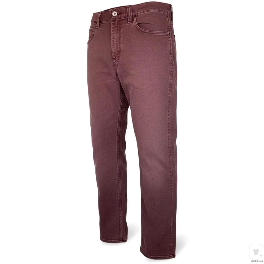 Levi's Levi's 501 Jeans Mens 36x32 Red Medium Wash Straight Denim Button Fly Classic Fit Size US 36 / EU 52 - 2 Thumbnail