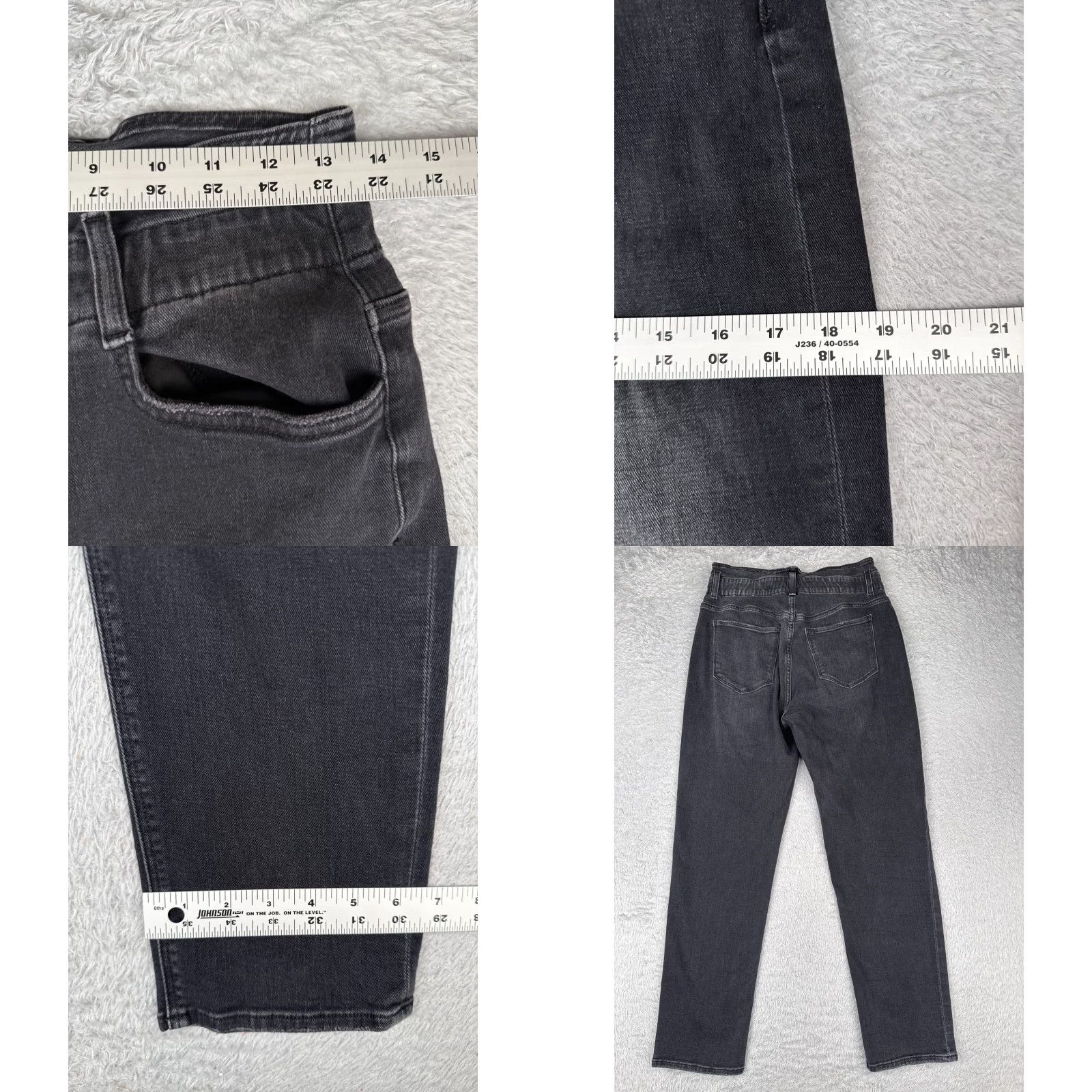 Vintage VINTAGE? No, Joes Jeans Women 28 Black Denim The Honor High Rise Vintage Straight Cotton 27x27 Size 28" / US 6 / IT 42 - 9 Thumbnail