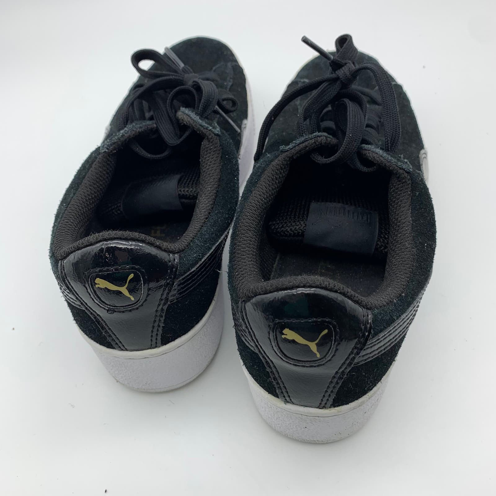 Puma PUMA Black Suede Leather Women's Size 9 US Athletic Shoes | Grailed