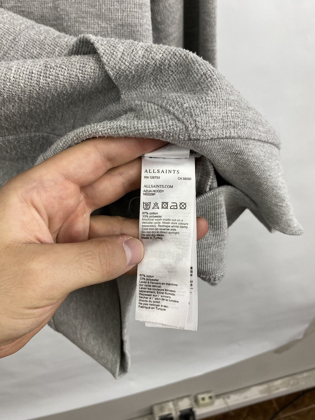 Allsaints 🇯🇵 Rare Allsaints Japan Style Zip Hoodie retro hype Y2K Size US S / EU 44-46 / 1 - 8 Thumbnail