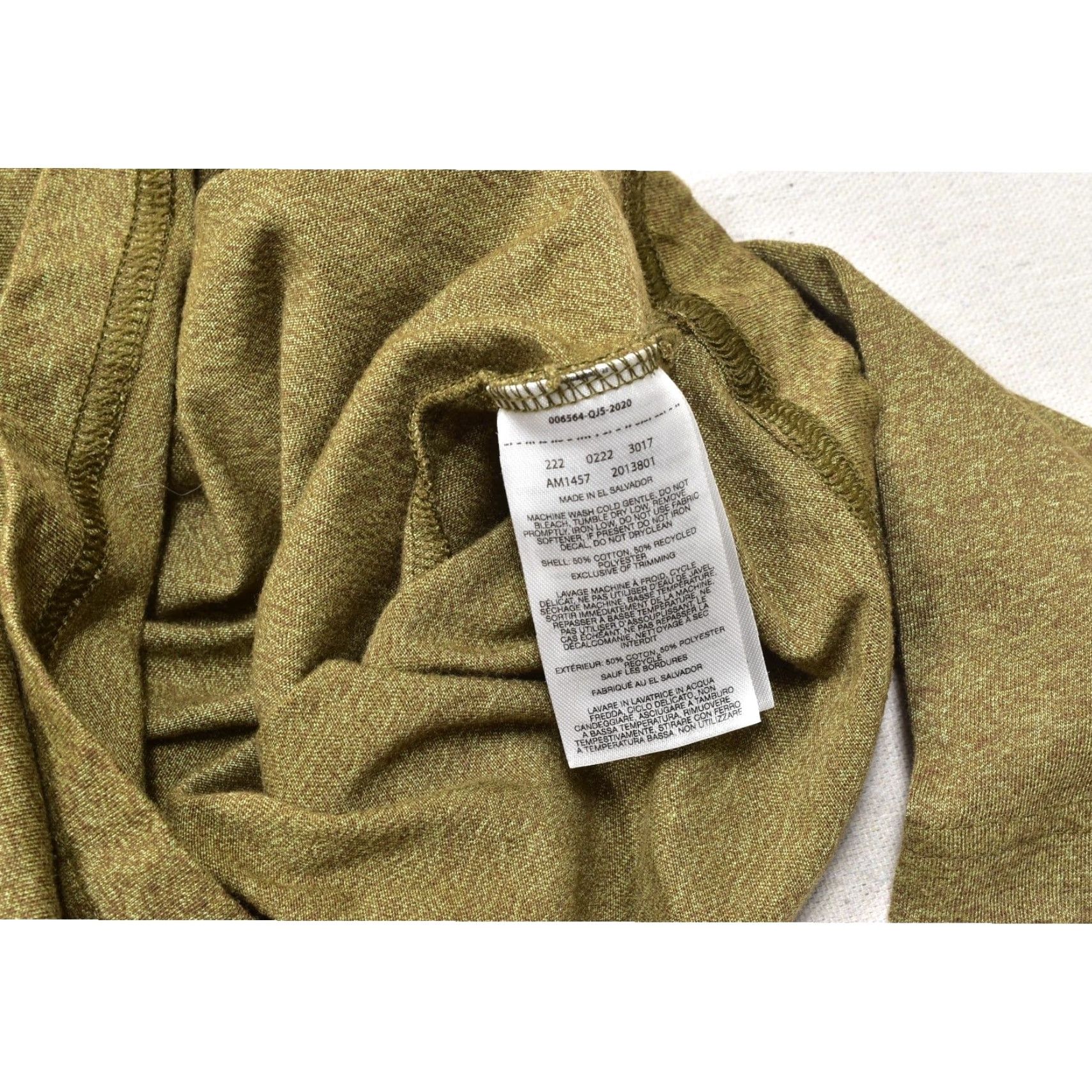 Olive Columbia Men's Long Sleeve Tee XXL Olive Green Heathered Omni-Wick Logo Crew Neck Shirt Athletic Outdoor Mens Size US XXL / EU 58 / 5 - 7 Thumbnail