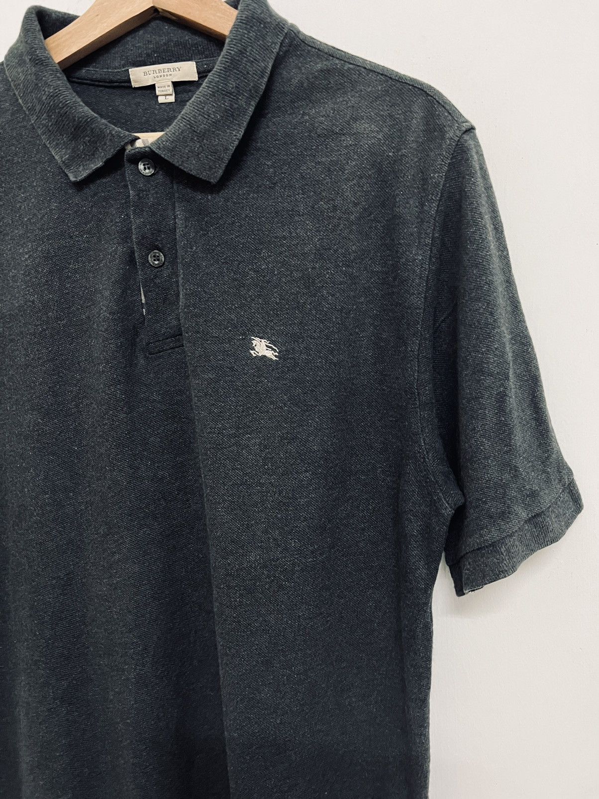 Burberry Burberry Classic Polo Shirt Size US L / EU 52-54 / 3 - 3 Thumbnail