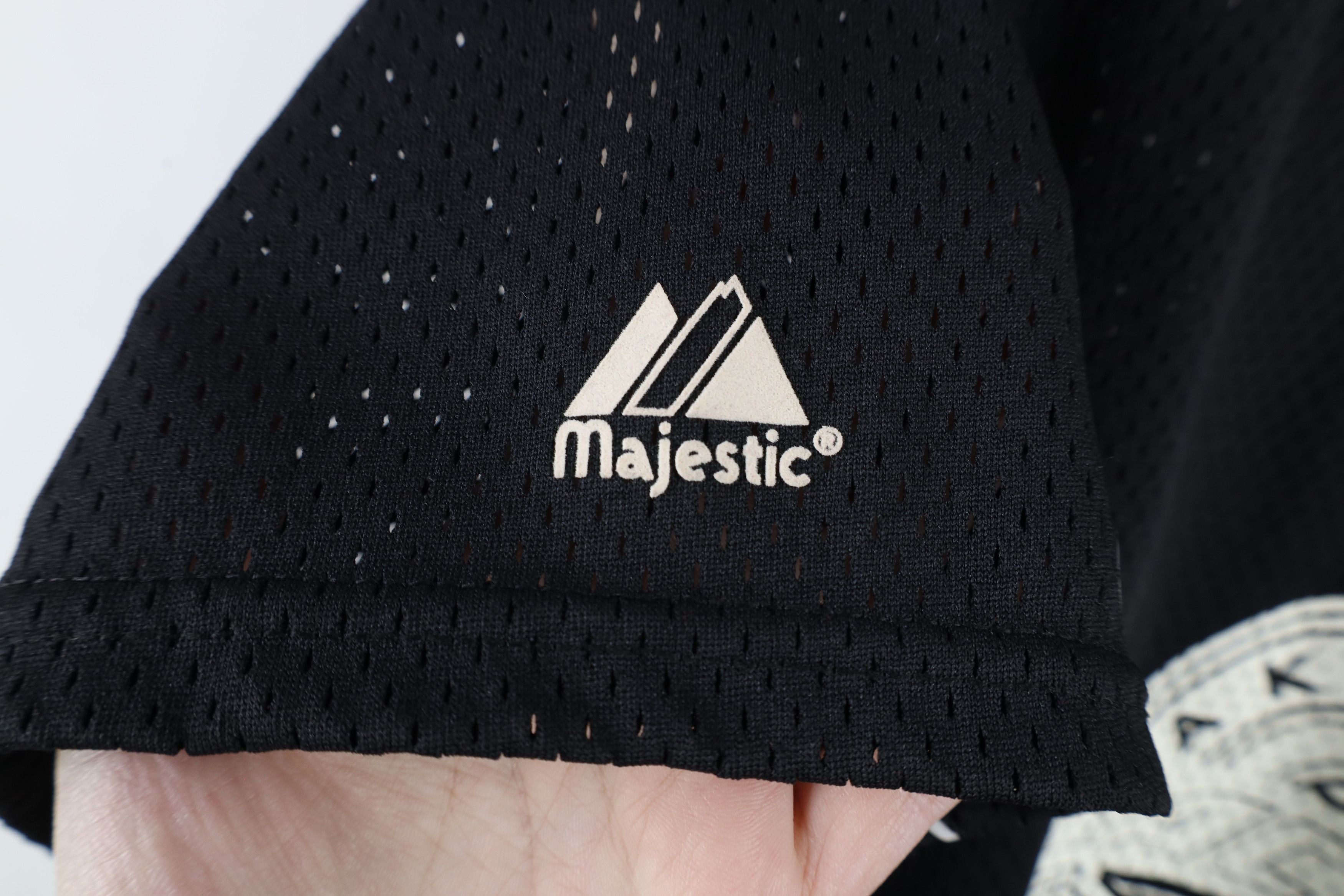 Majestic × Vintage Vintage Majestic Akron Racers NPF Softball Jersey Black USA Size L / US 10 / IT 46 - 4 Thumbnail