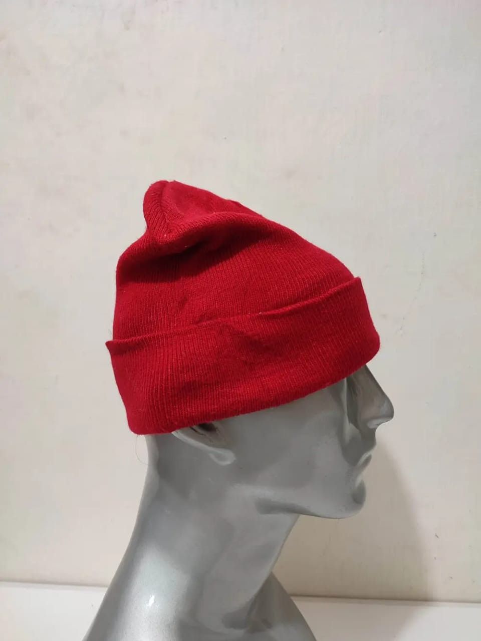 Japanese Brand Friction Co Red Japanese Beanie Hats Size ONE SIZE - 5 Thumbnail