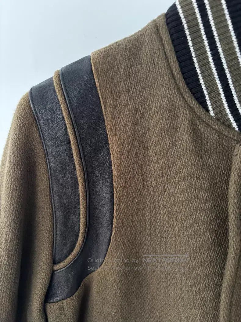 Saint Laurent Paris Saint Laurent Paris Brown Baseball Jacket i Size XS / US 0-2 / IT 36-38 - 5 Thumbnail