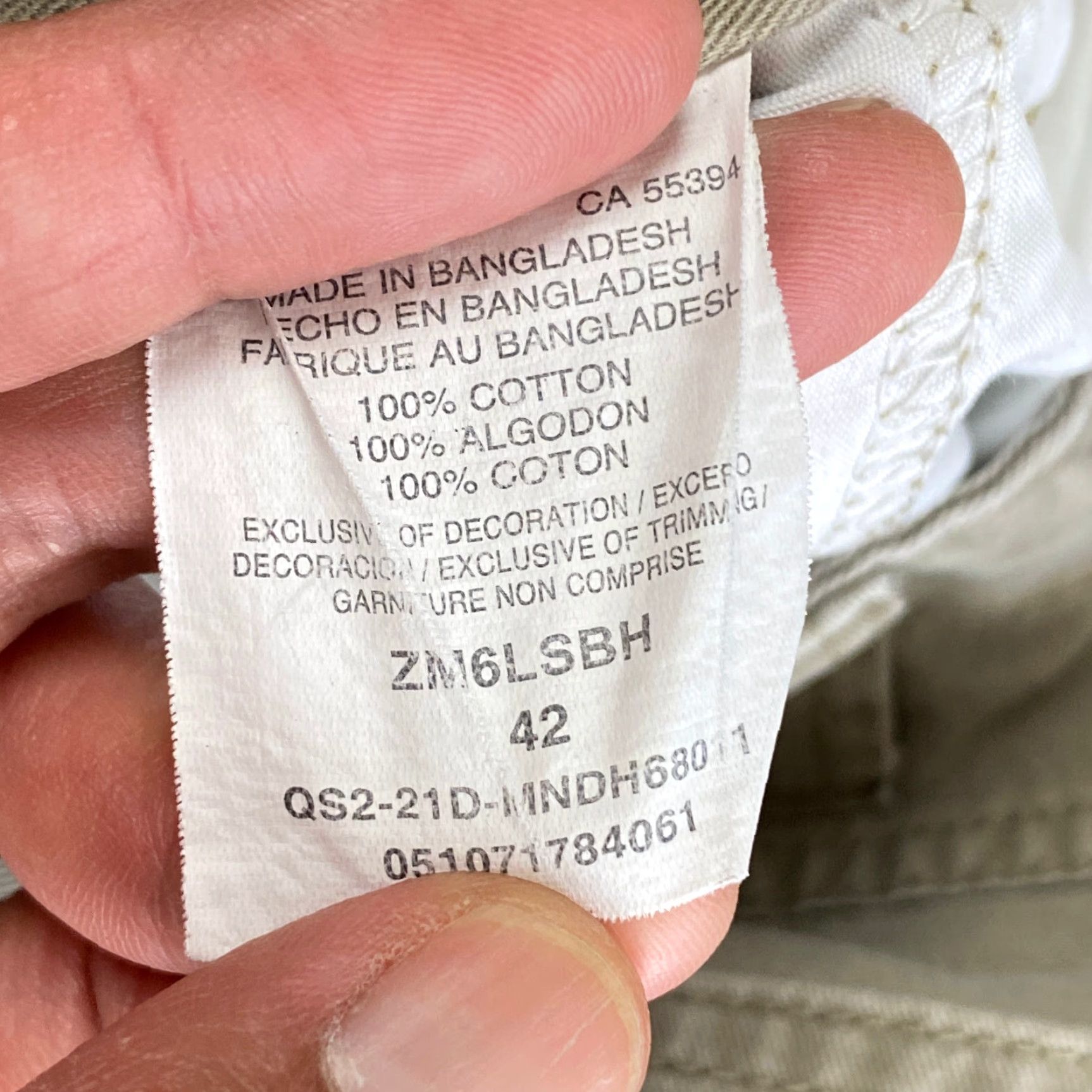 Wrangler VINTAGE Wrangler Authentics Cargo Shorts 42 Beige Khaki Outdoor Mens Cargo Pocket 10in Inseam Casual Workwear Cooler Size US 42 / EU 58 - 4 Thumbnail