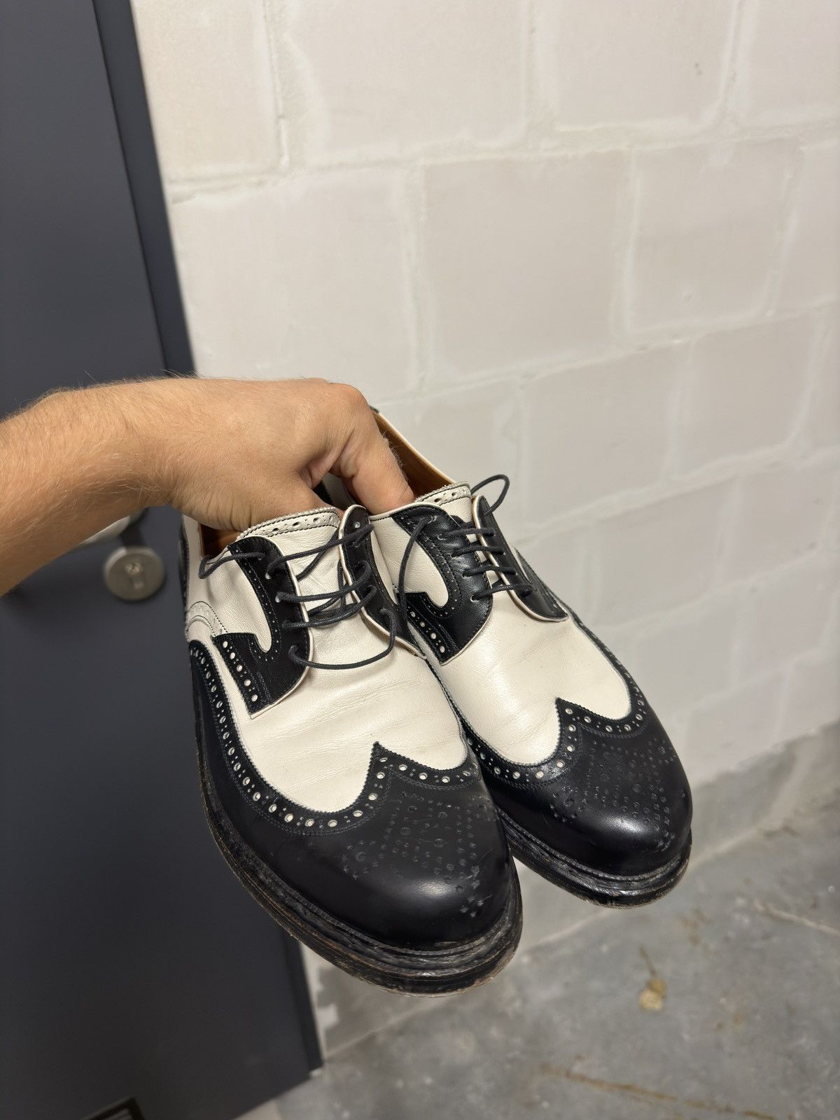 Vass Vass Budapest handmade derby leather boots shoes classic Size US 8.5 / EU 41-42 - 3 Thumbnail