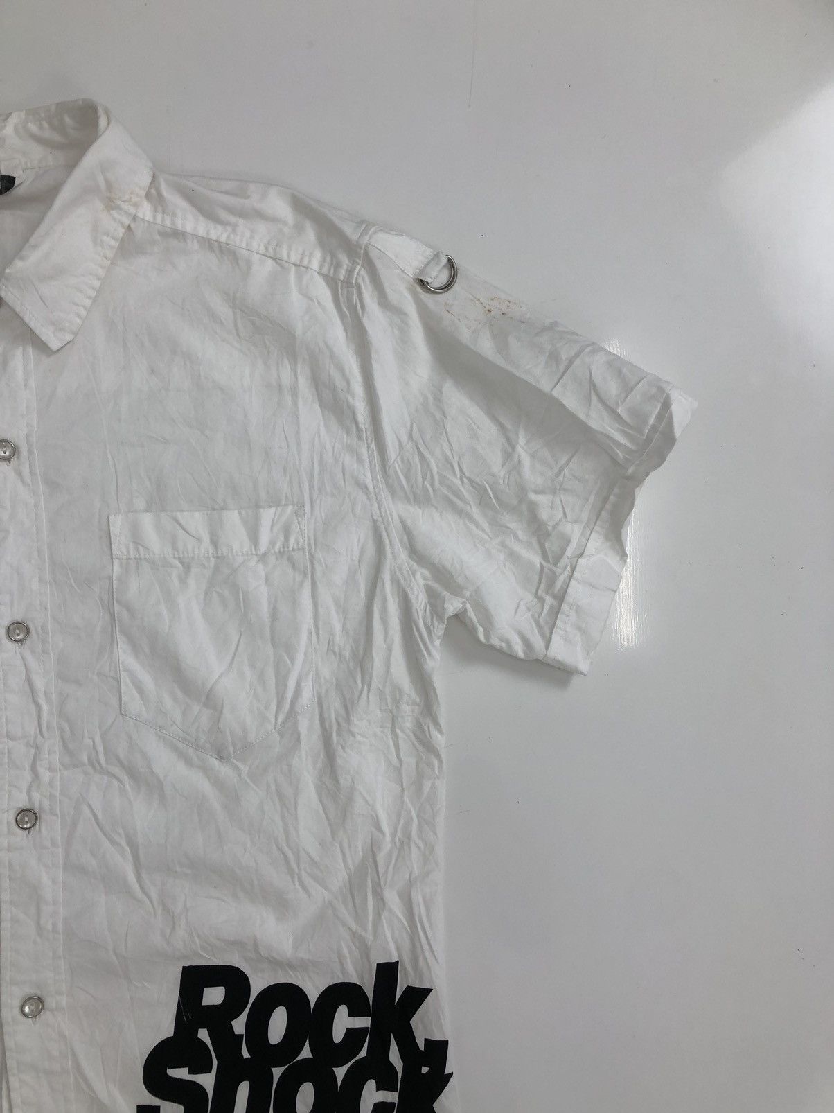 If Six Was Nine Tribal Poem Euphuistic Button Shirt Punk Rock Style Size US L / EU 52-54 / 3 - 2 Thumbnail
