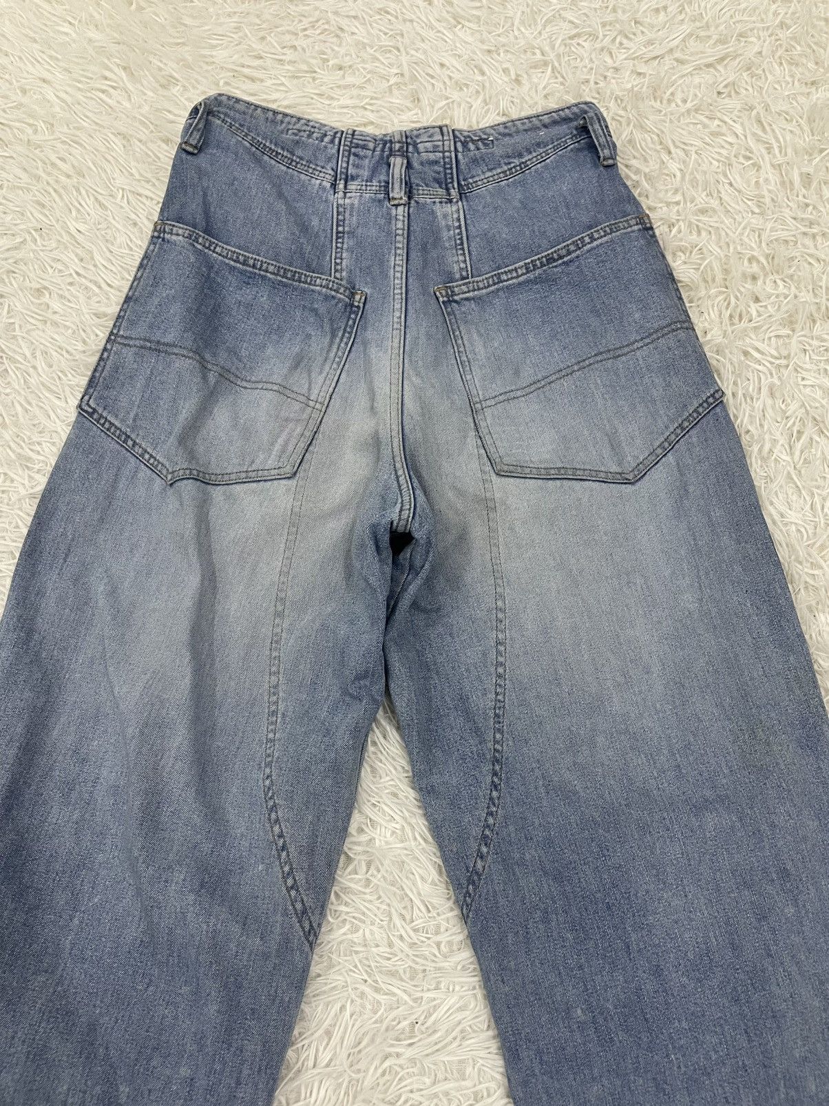 Marithe + Francois Girbaud High Waist Side Buttons Marithe Francois Girbaud Jeans Pant Size US 29 - 12 Thumbnail