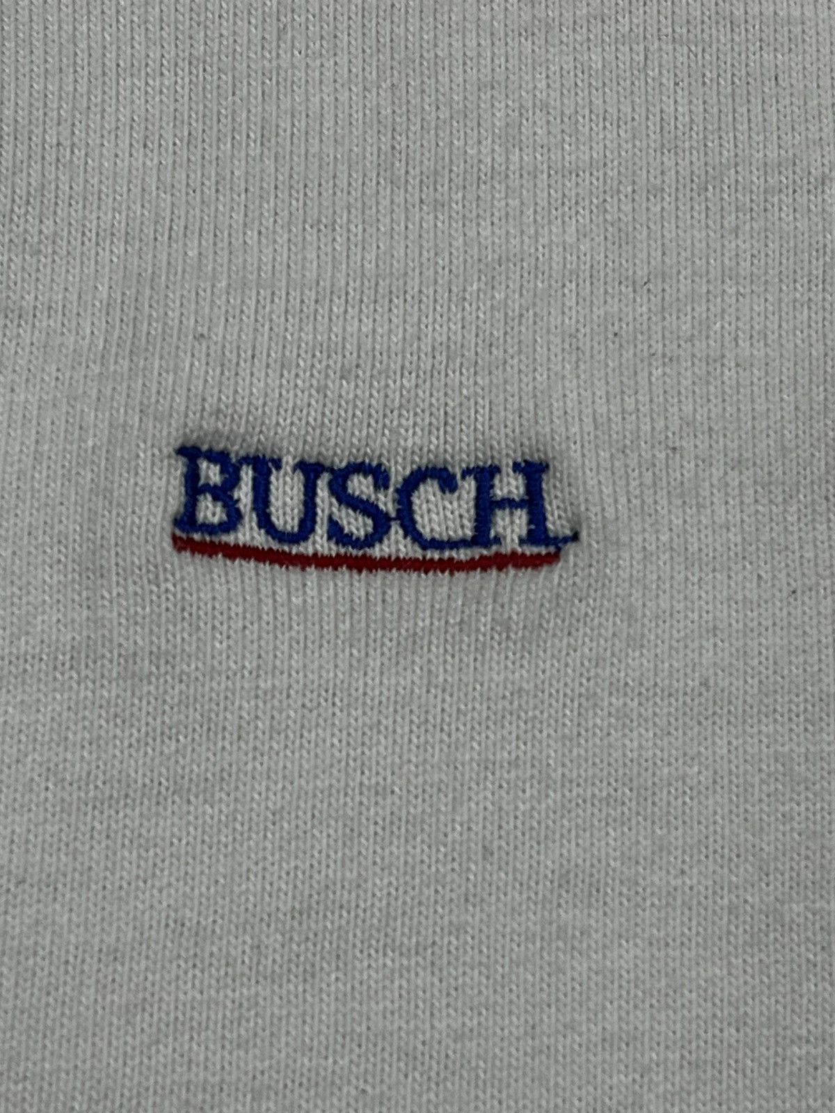 Vintage Vintage 80s Busch Beer Long Sleeve Polo Shirt Size US S / EU 44-46 / 1 - 4 Thumbnail