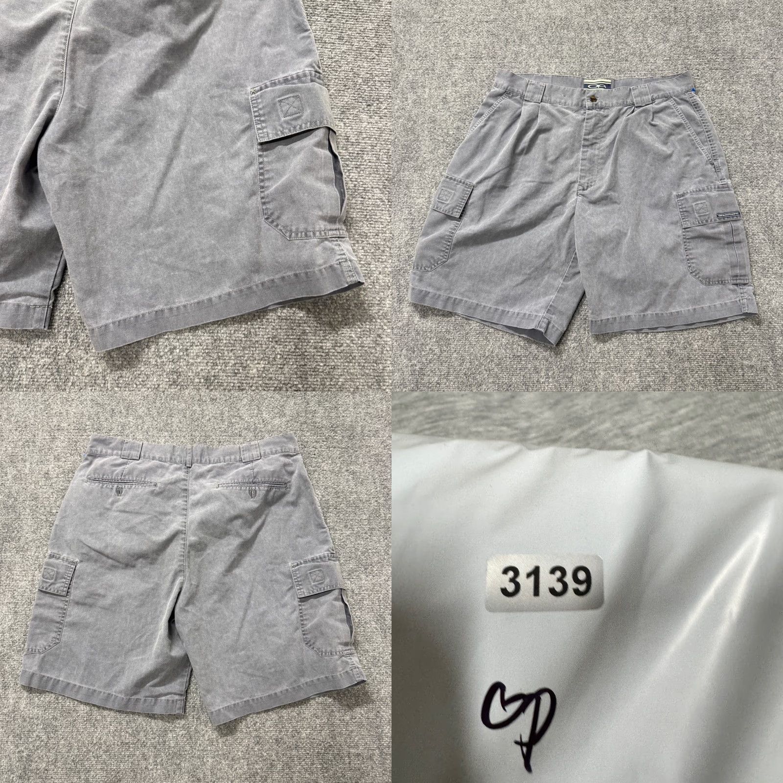 Ocean Pacific Ocean Pacific Cargo Shorts Men 36 Cotton Blend 6 Pocket Outdoor Gray Y2K Cargo Shorts Men 36 Gray Size US 36 / EU 52 - 8 Thumbnail