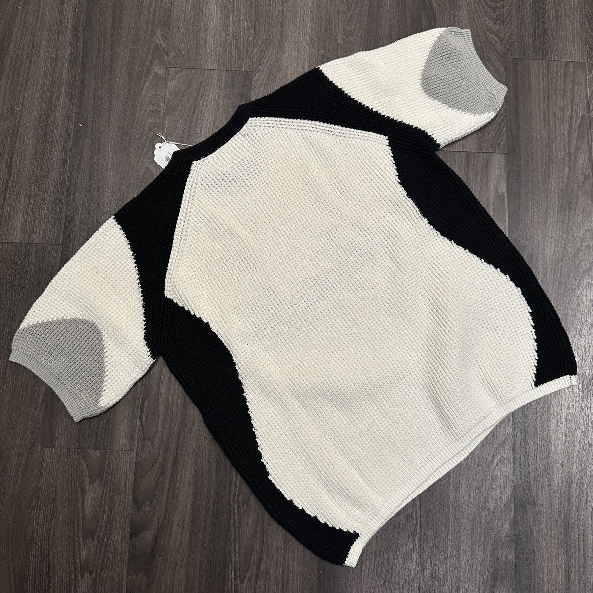 Brigade Brigade White Knit Football Kit Sweater Size US L / EU 52-54 / 3 - 4 Thumbnail