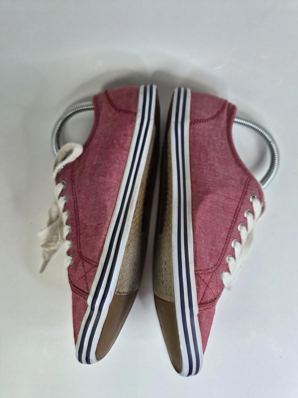 Nautica Nautica Shoes Womens 7 Casual Low Top Sneakers Pink Fabric Size US 7 / IT 37 - 2 Thumbnail