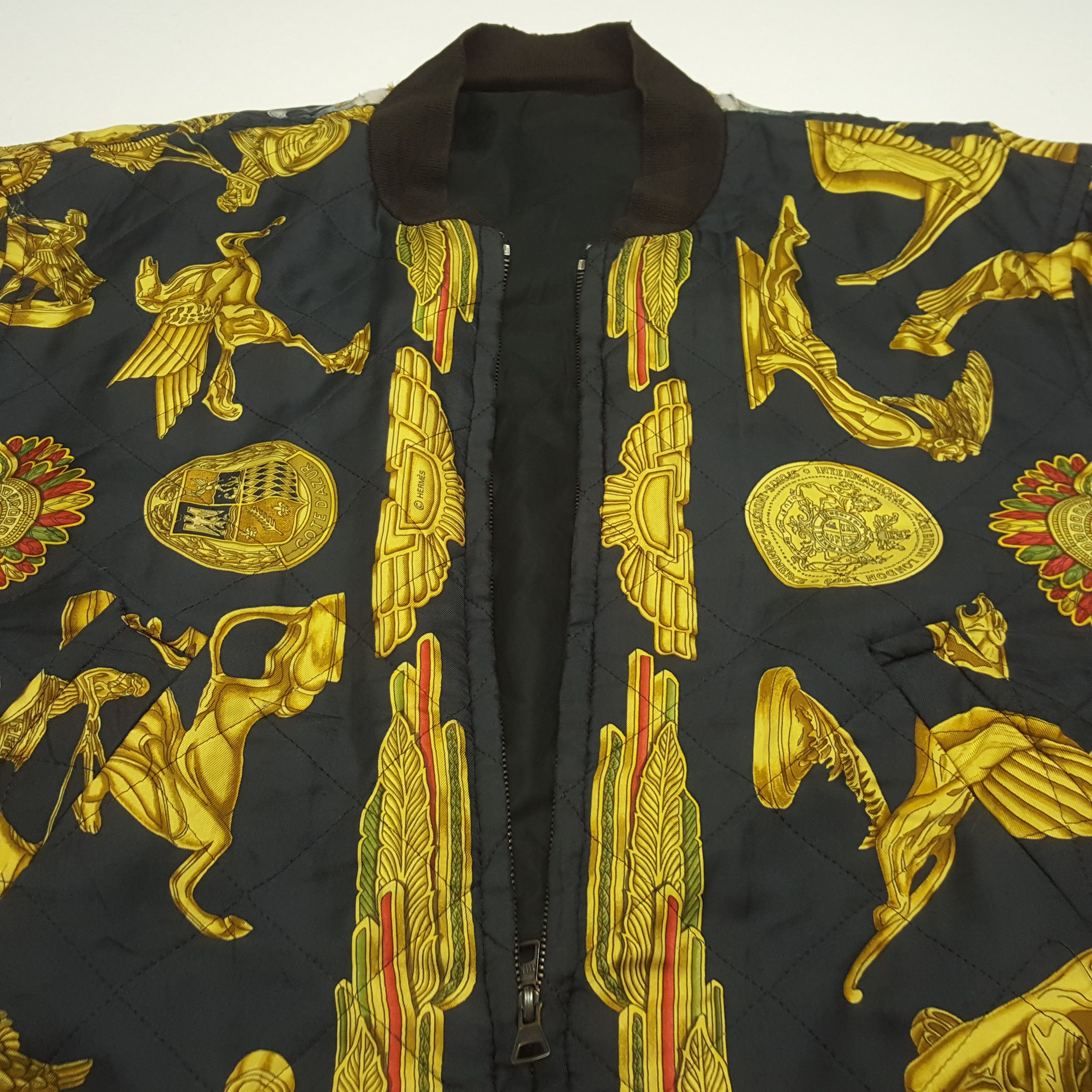 Hermes Vintage Hermes Paris Luxury Fashion Brand Jacket C320N16 Size US XXL / EU 58 / 5 - 10 Thumbnail