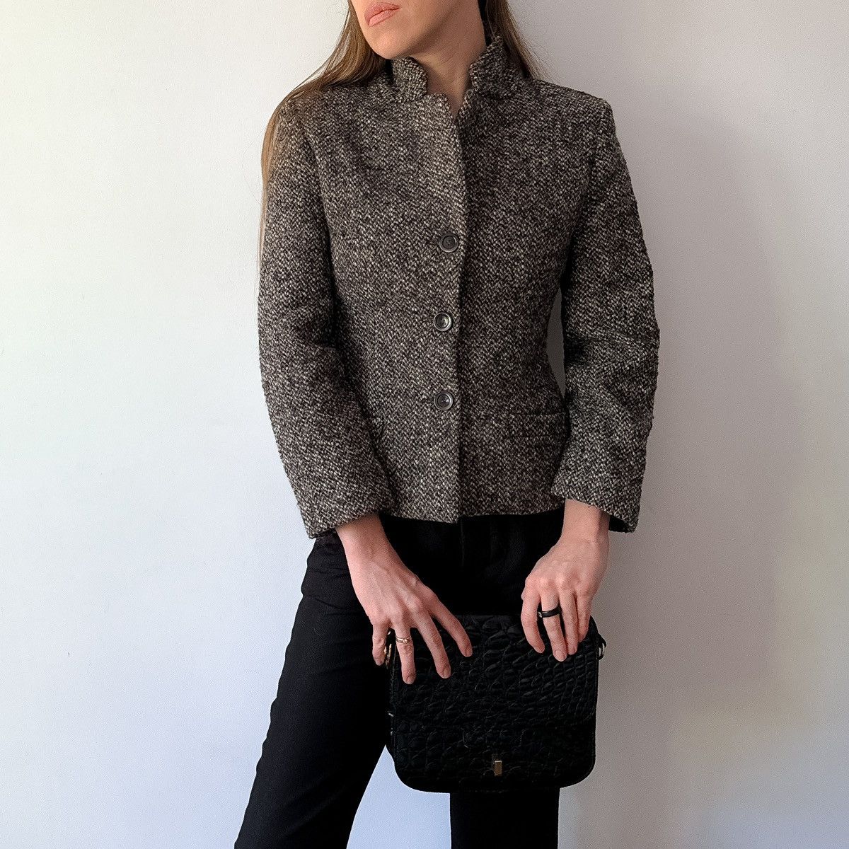 Jean Paul Gaultier Rare Jean Paul Gaultier Tweed fitted boucle wool blazer Y2K Size S / US 4 / IT 40 - 6 Thumbnail