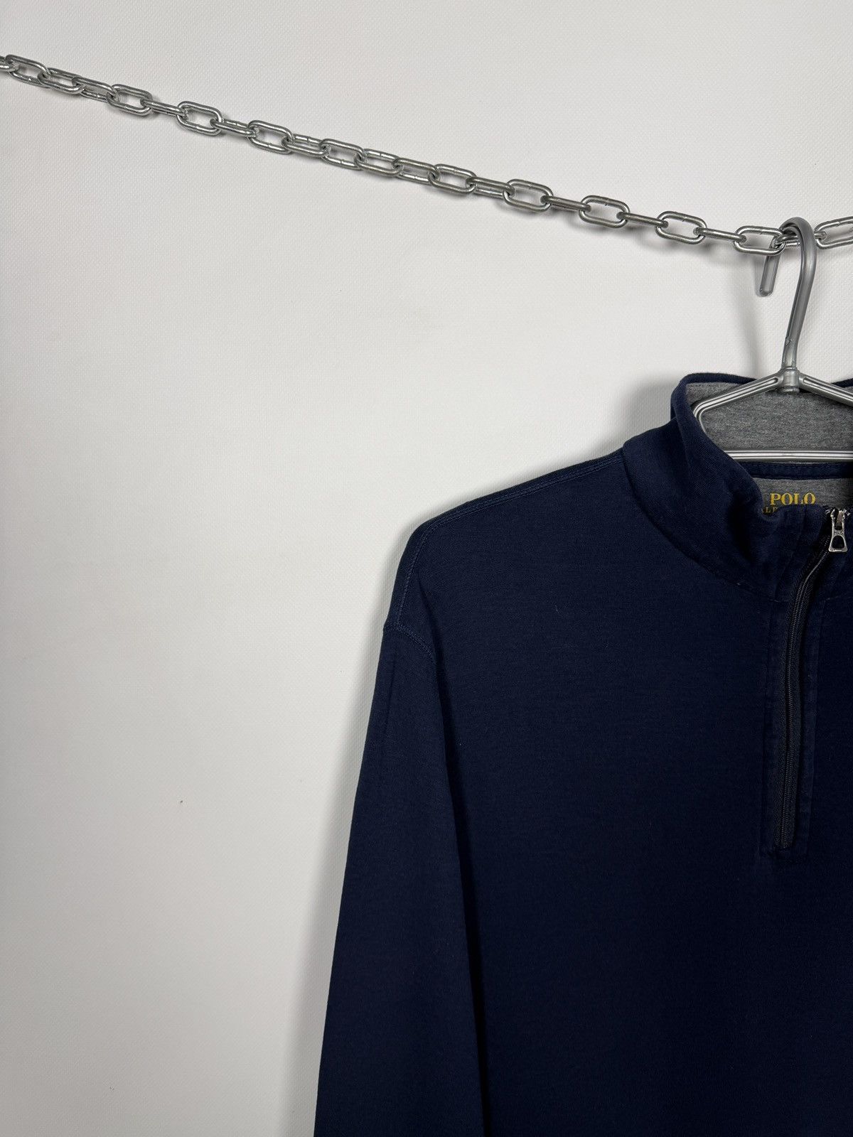 Polo Ralph Lauren Polo Ralph Lauren 1/4 Zip Sweatshirt Navy Blue Pullover Sz M Size US M / EU 48-50 / 2 - 3 Thumbnail