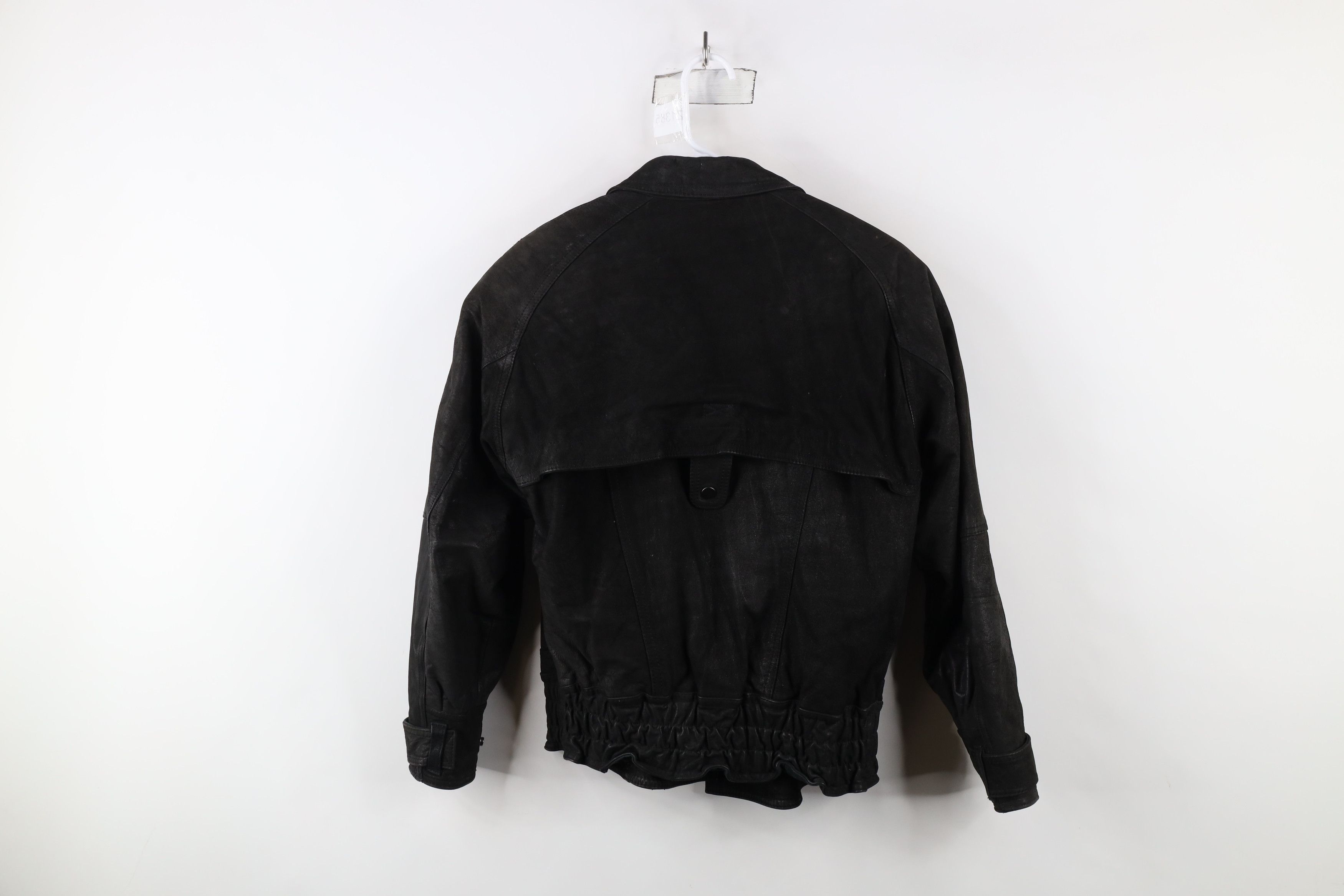 Vintage Vintage 90s Streetwear One Button Suede Leather Jacket Size S / US 4 / IT 40 - 14 Thumbnail
