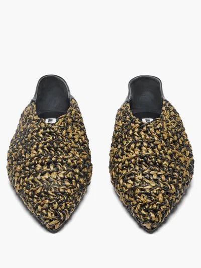 Jil Sander o1y1025 Balet Flats in Mustard/Black Size US 5 / IT 35 - 4 Thumbnail