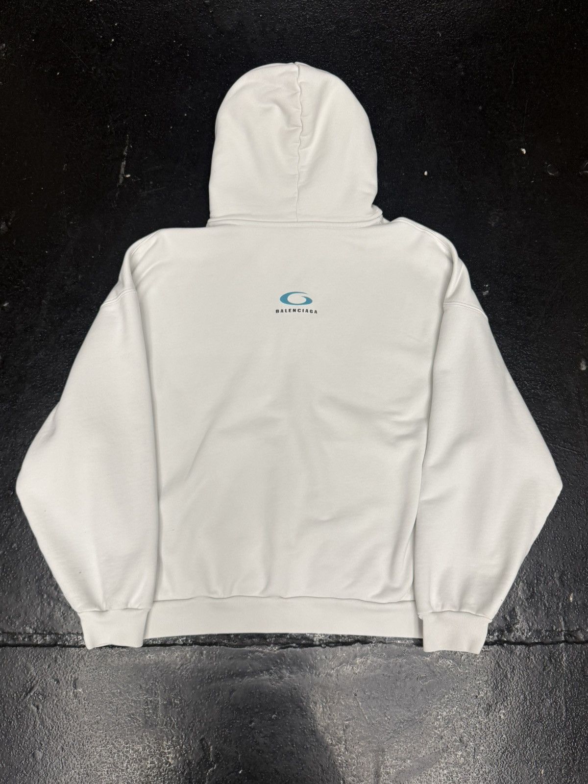 Balenciaga Balenciaga Zip-Up Blue Logo Size US XL / EU 56 / 4 - 2 Thumbnail
