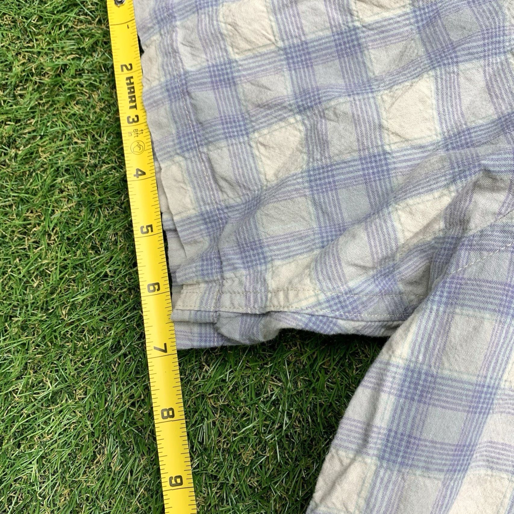 Pendleton Pendleton Hiker Shirt Mens Large Plaid Blue Cotton Blend Button-Front Short Sleeve Outdoor Pattern 90s? Size US L / EU 52-54 / 3 - 5 Thumbnail
