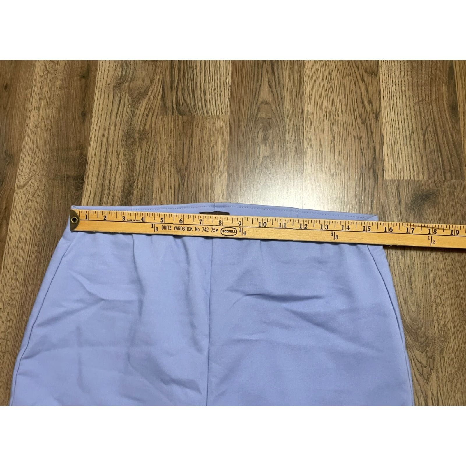 Vintage Crosby. Pants Women’s Size 10 Purple Pull On Pleated Trouser Casual Ankle Inseam 25 in Regular Womens Size 32" / US 10 / IT 46 - 6 Thumbnail